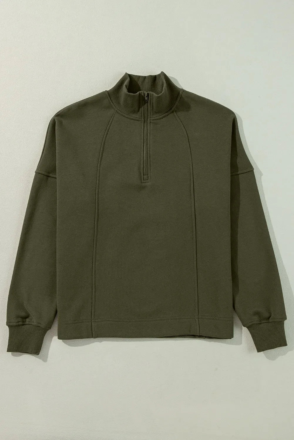 Half Zip Long Sleeve Sweatshirt