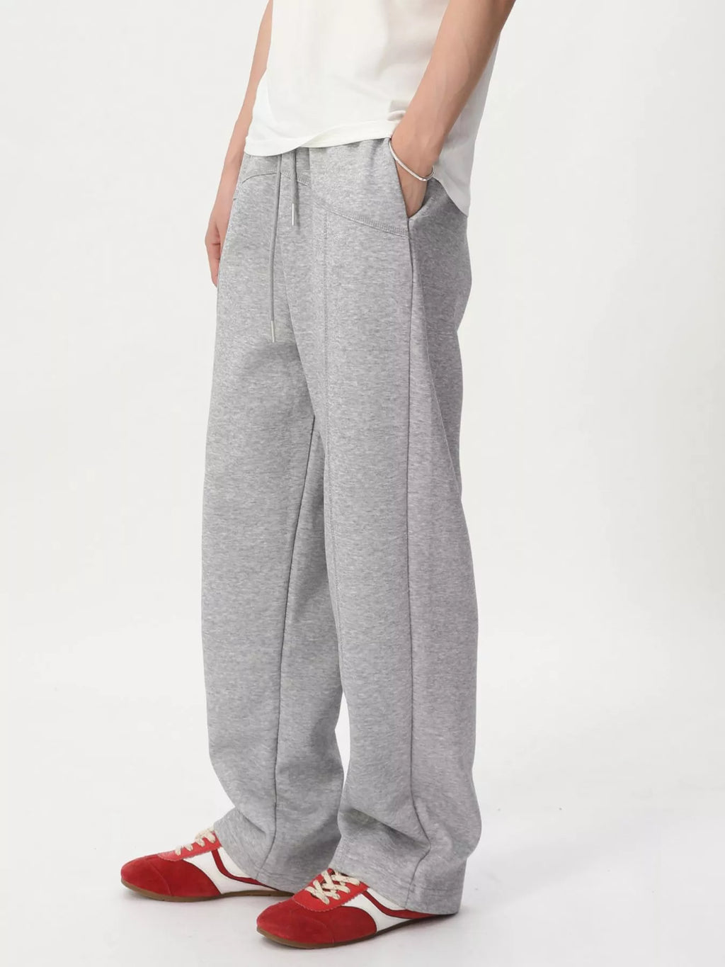Men's Wide Leg Drawstring Pants