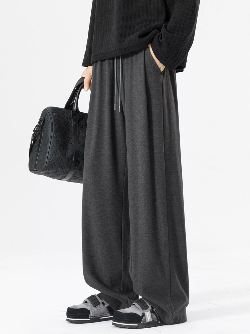 Men's Plus Size Loose Fit Drawstring Pants