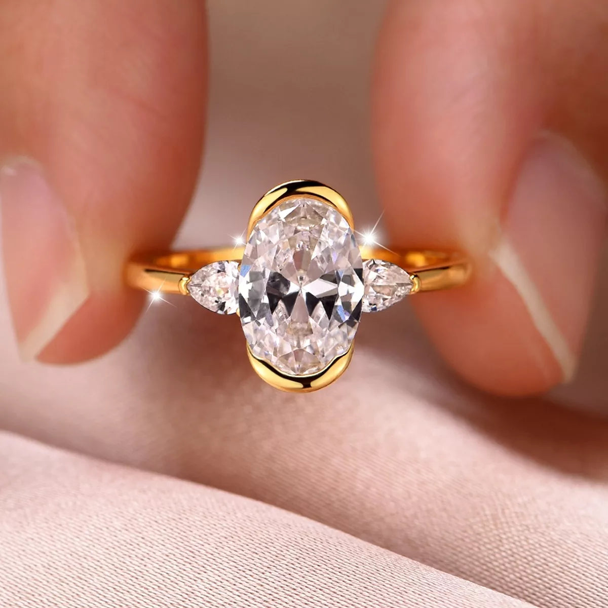 2.5 Carat Moissanite 925 Sterling Silver Ring