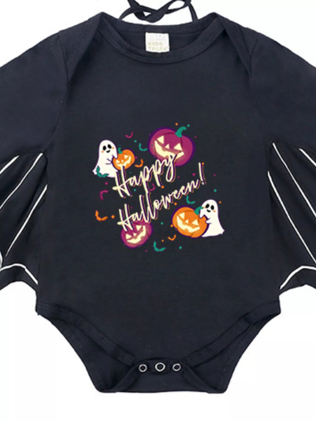 Children's Halloween Bat Bodysuit & Hat Costume Set