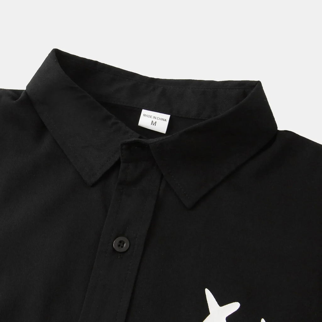 Men's Plus Size Casual Short Sleeve Button Down Shirt