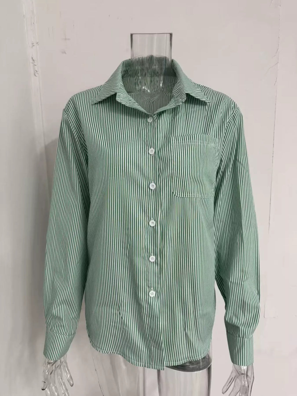 Striped Button-Down Relaxed Fit Shirt