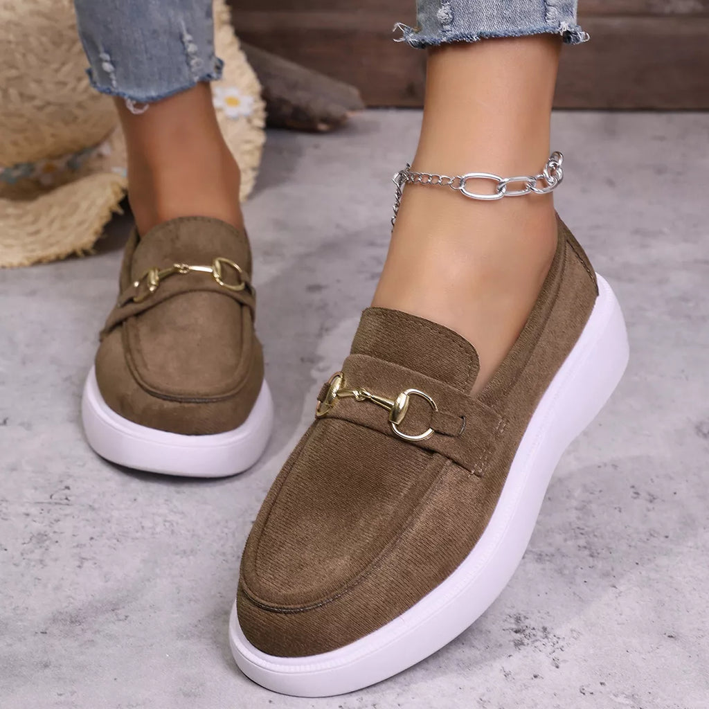 Round Toe Slip-Ons