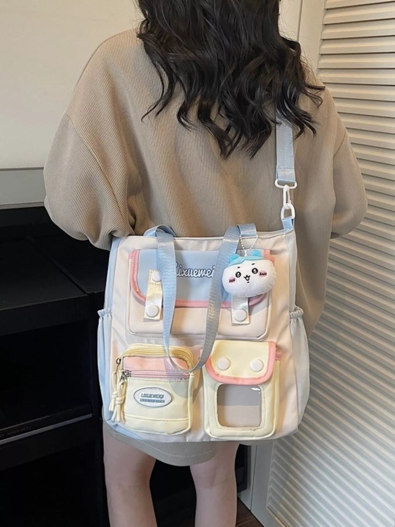 Multi-Pocket Shoulder Bag