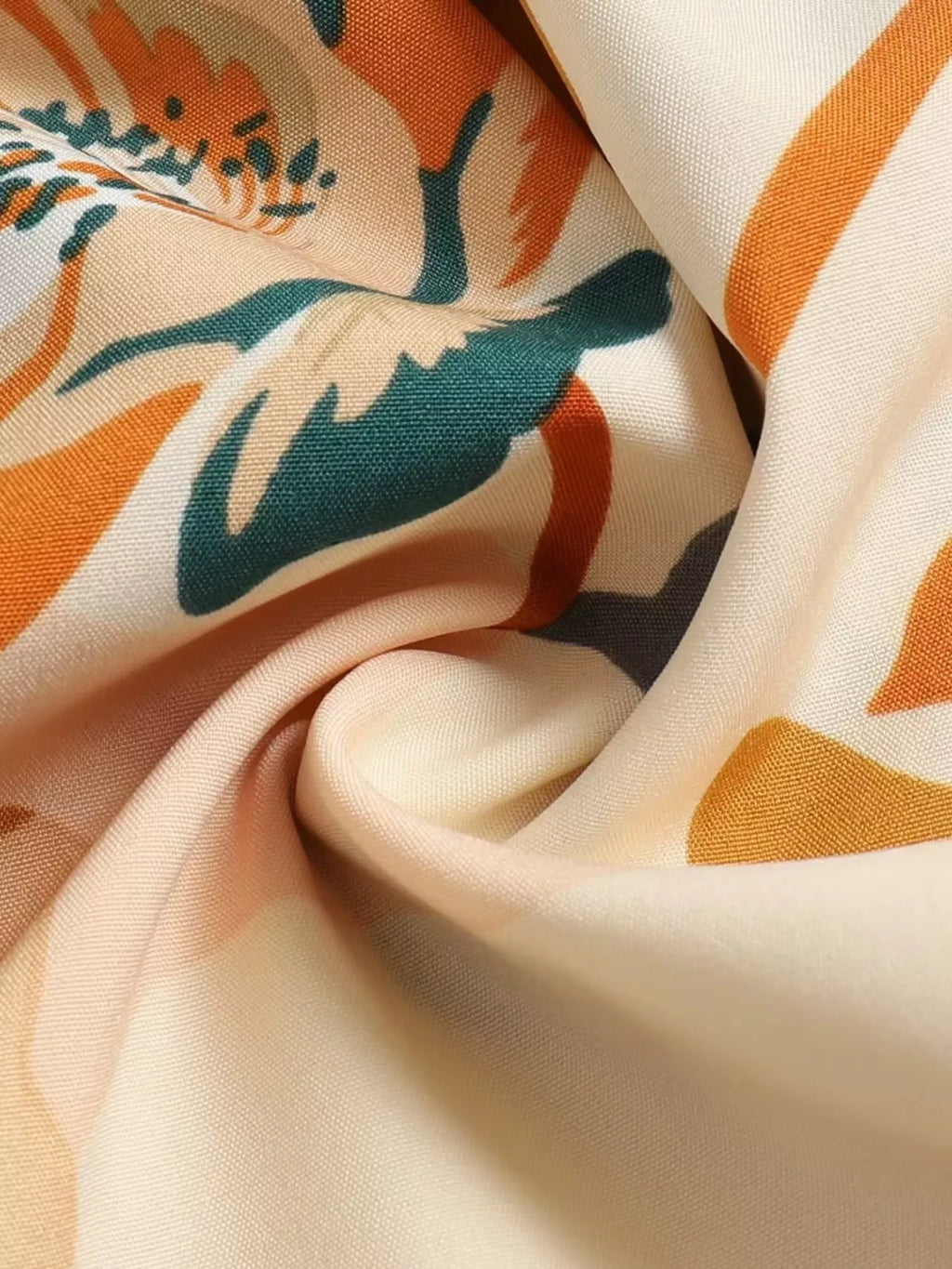 Full Size Floral Print Tiered Ruffle Midi Skirt Plus Size