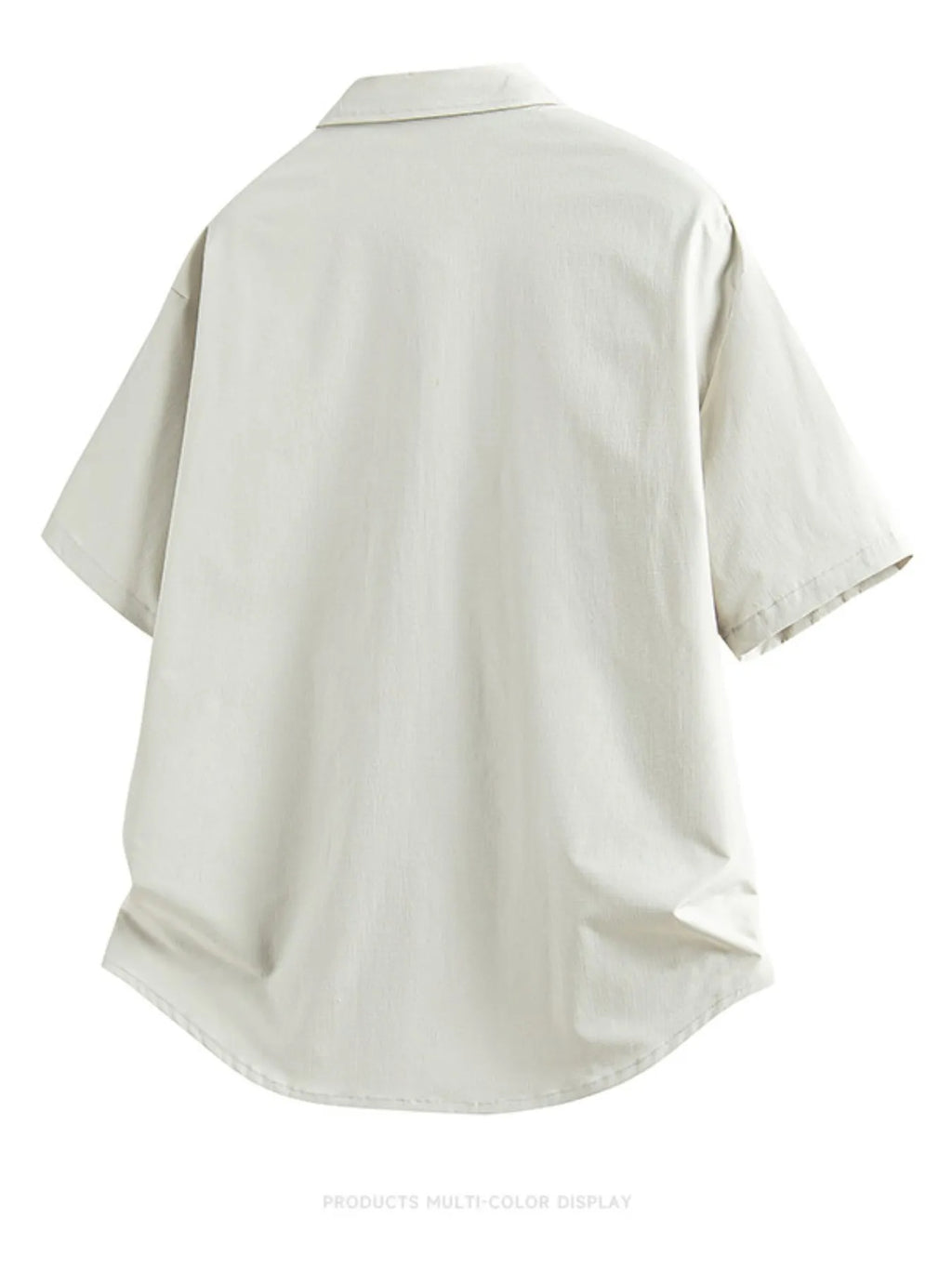 Men's Full Size Snap Down Short Sleeve Shirt Plus Size