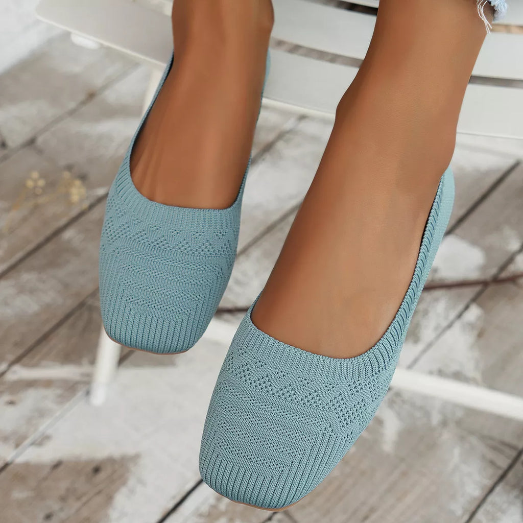 Square Toe Slip-Ons