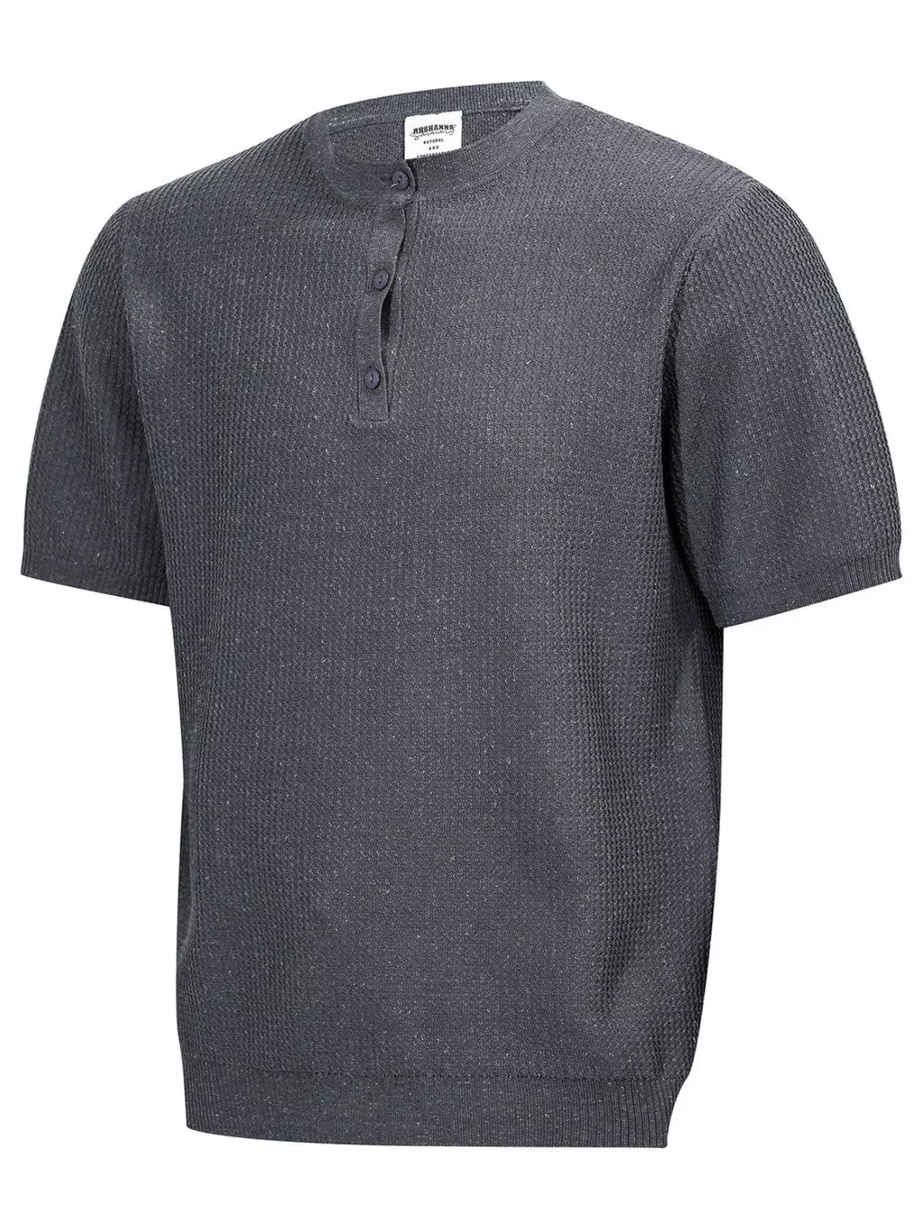Men's Textured Knit Short Sleeve Top