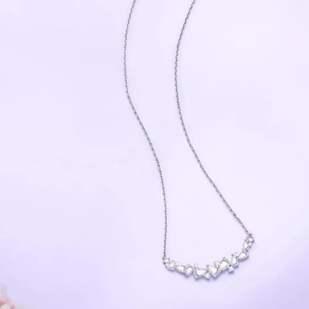 925 Sterling Silver Zircon Necklace