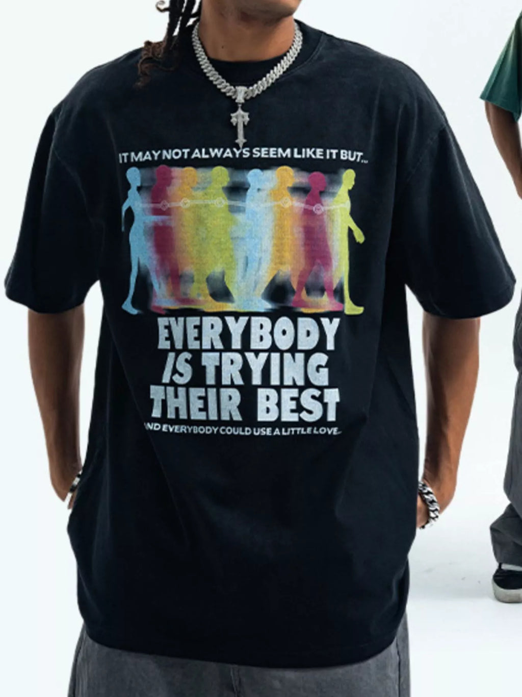 Men's Graphic Round Neck Short Sleeve T-Shirt