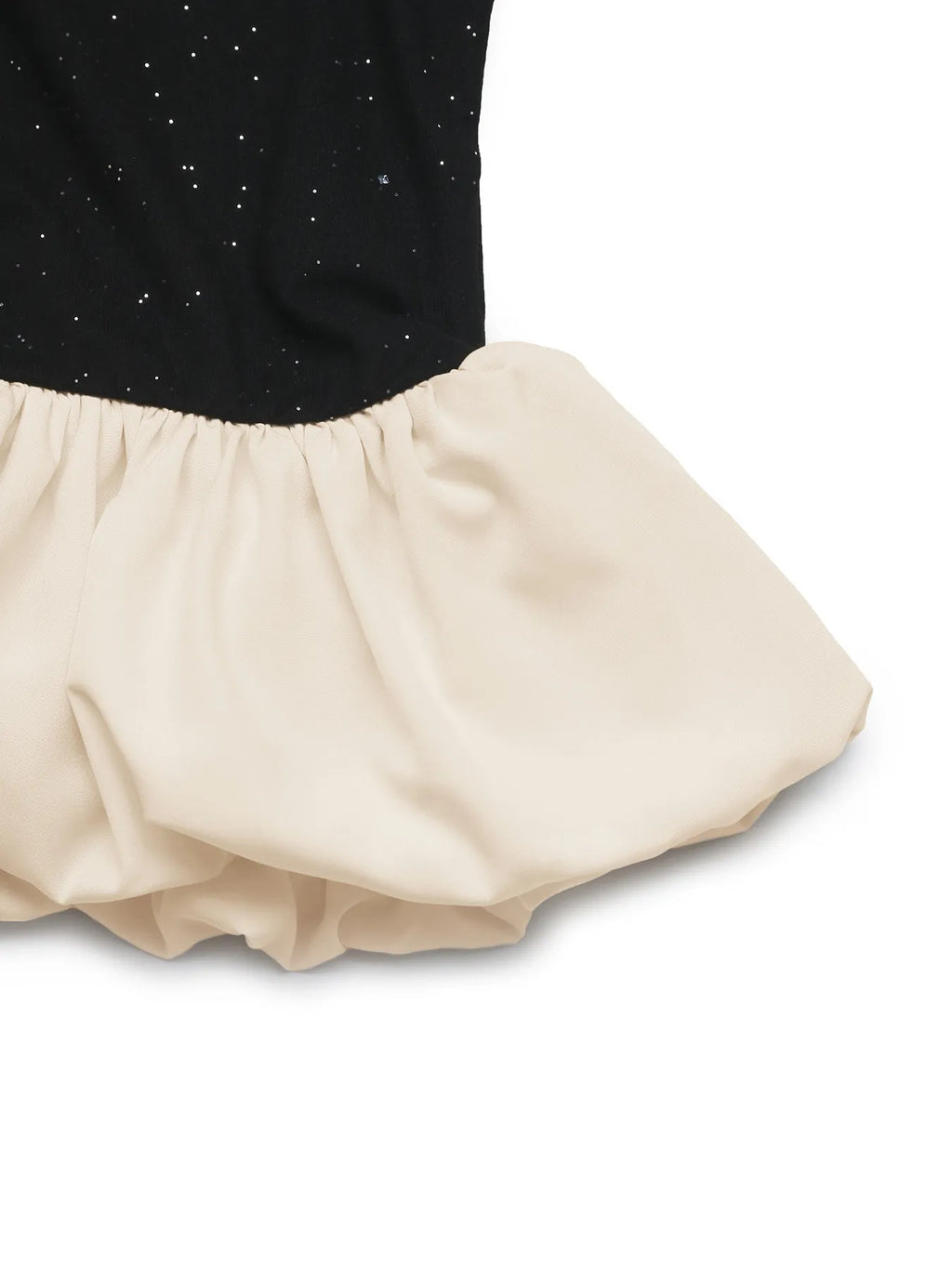 Ruffled Bubble Hem Tube Top