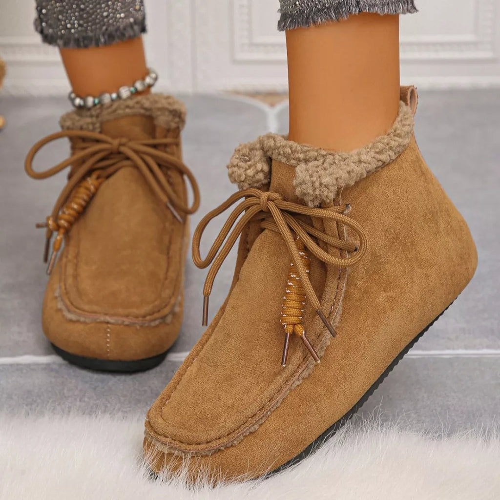 Plush Lining Ankle Boots