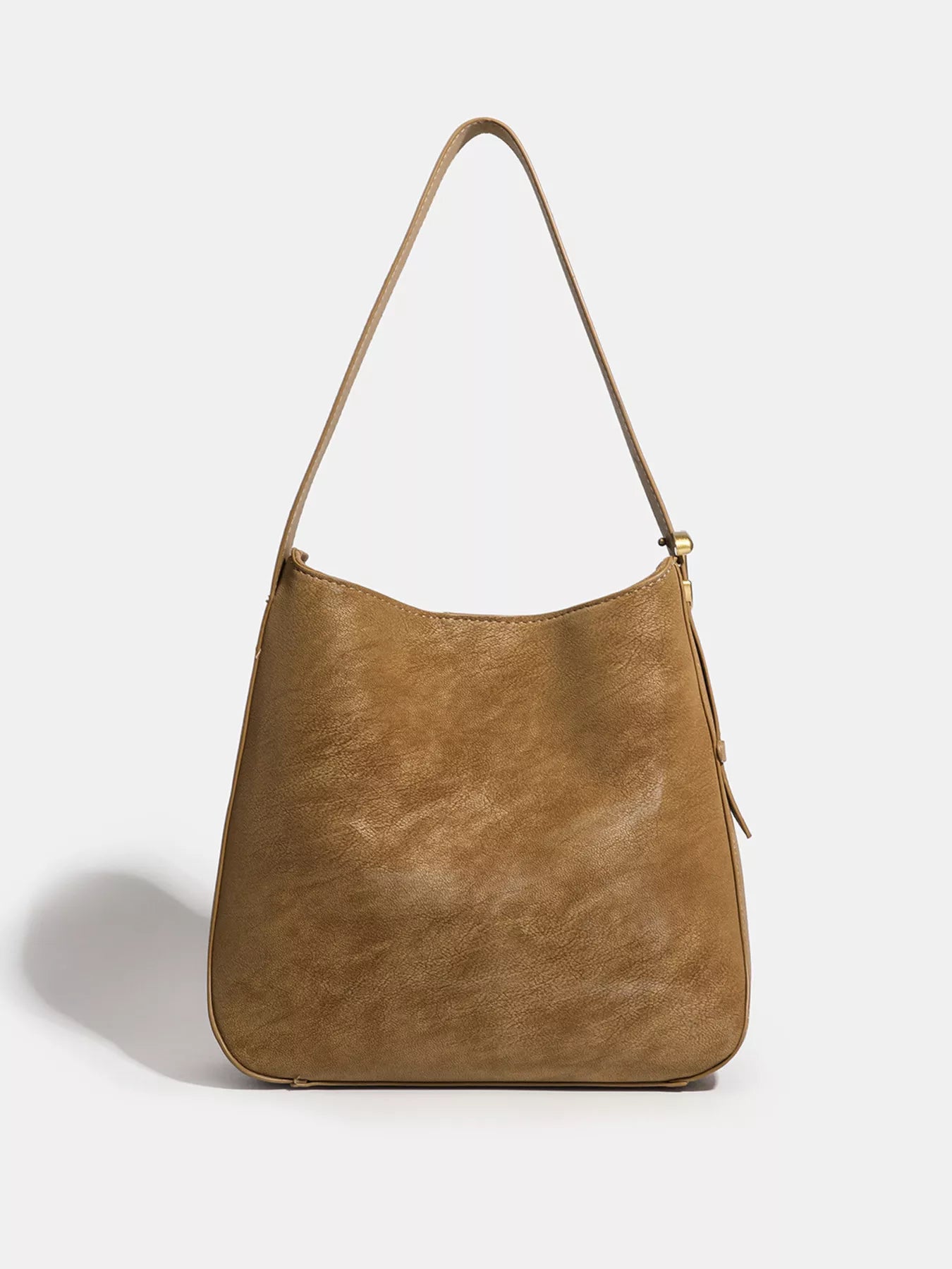 Casual Faux Leather Shoulder Bag