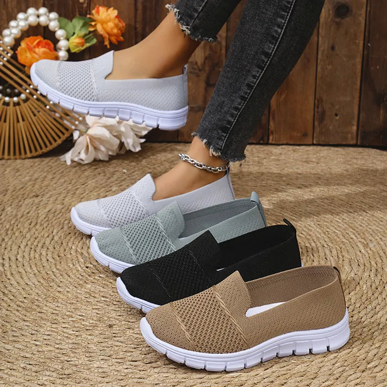 Breathable Mesh Athletic Slip-Ons