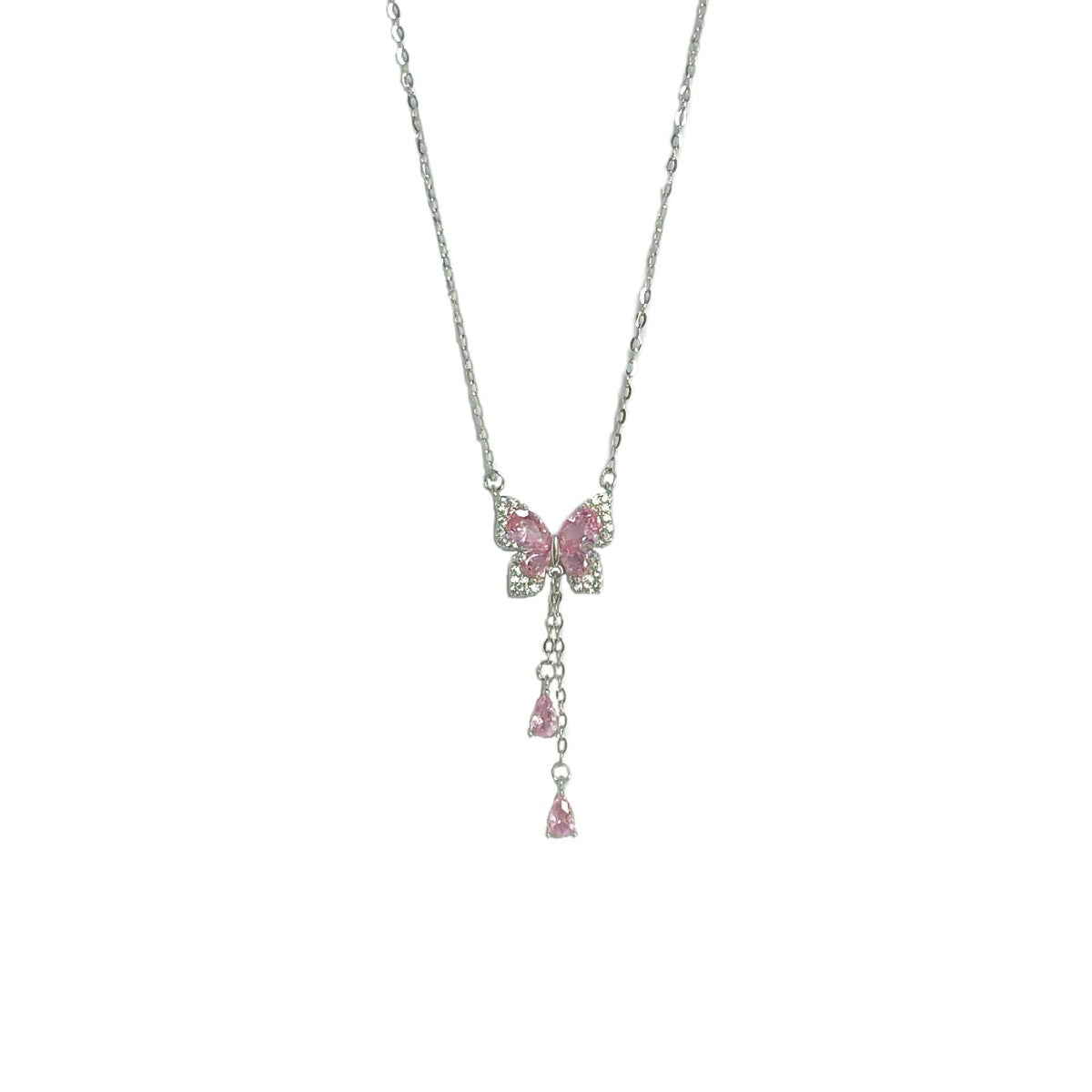 925 Sterling Silver Butterfly Necklace
