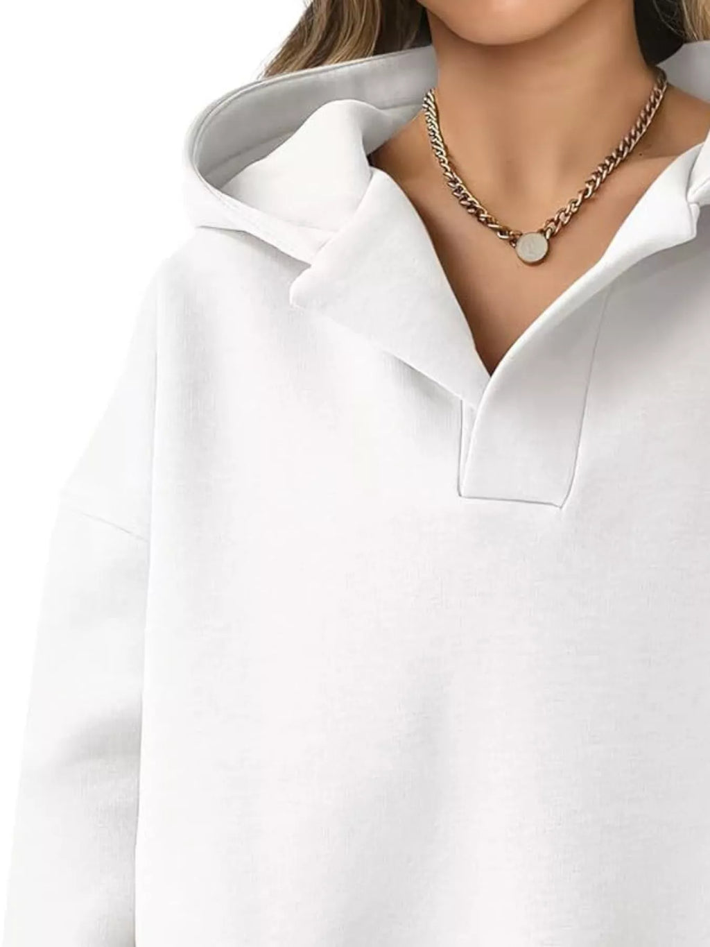 Dropped Shoulder Long Sleeve Sweatshirt