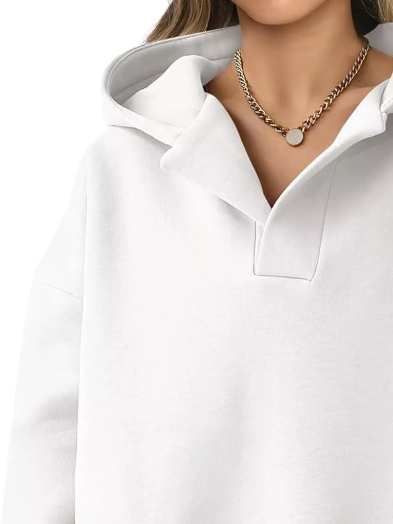 Dropped Shoulder Long Sleeve Sweatshirt