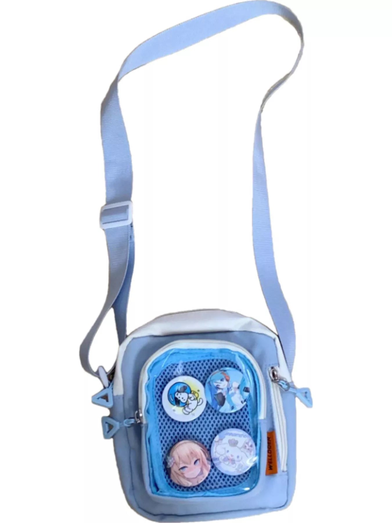 Badge Display Crossbody Bag