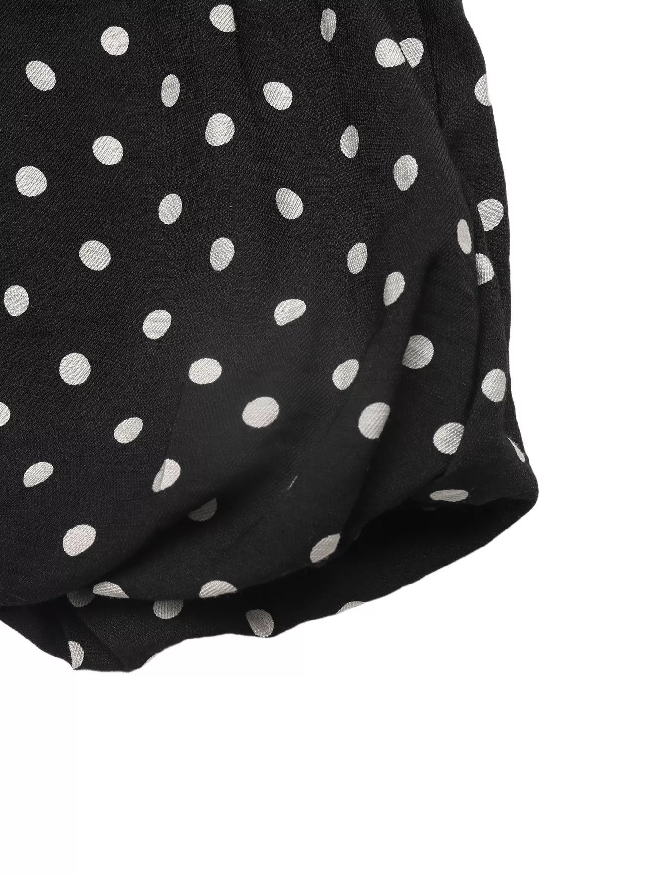 Polka Dot Ruffle Hem Spaghetti Strap Dress