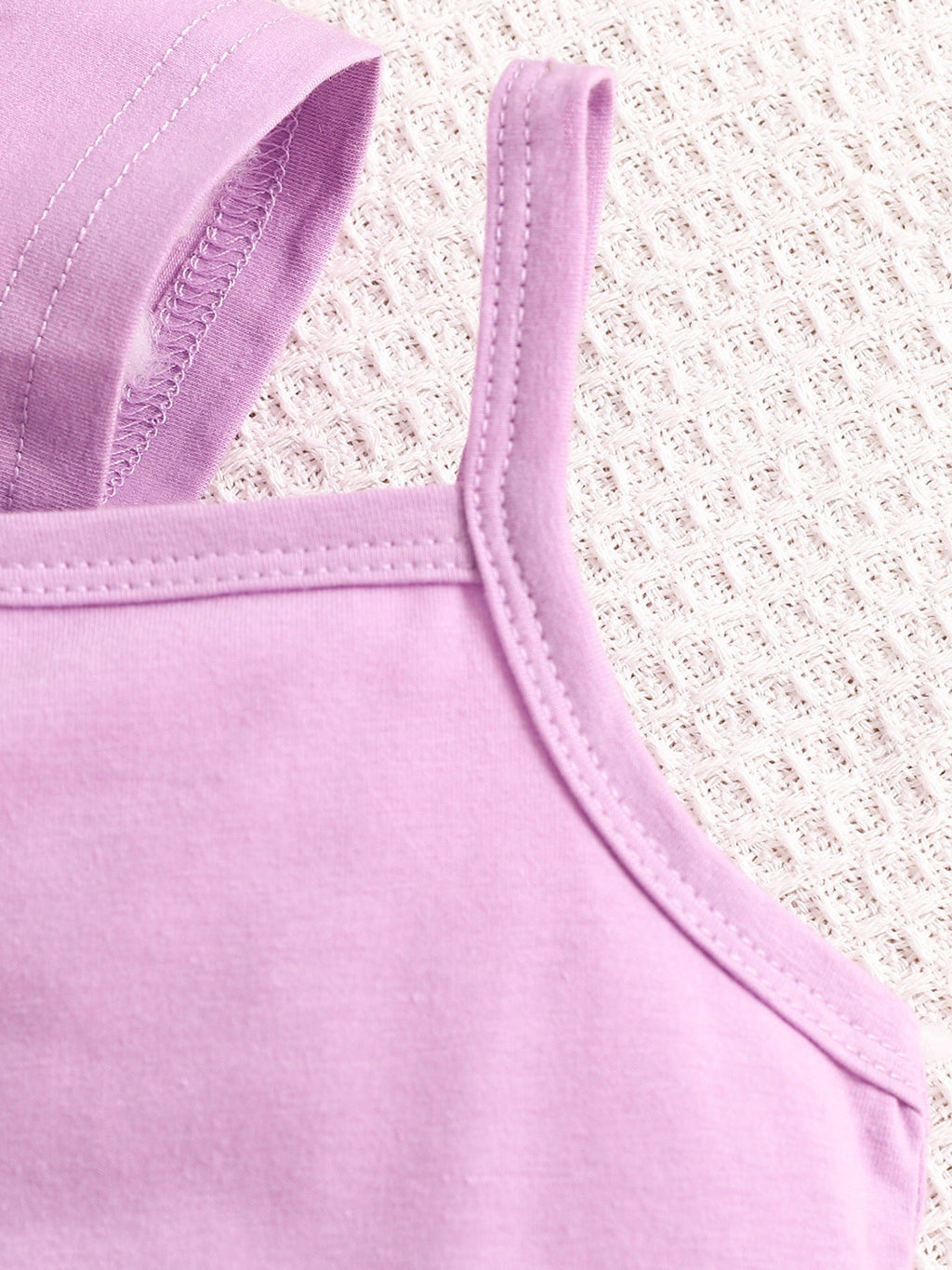 Children's Crop Top & Ruched Dress Set