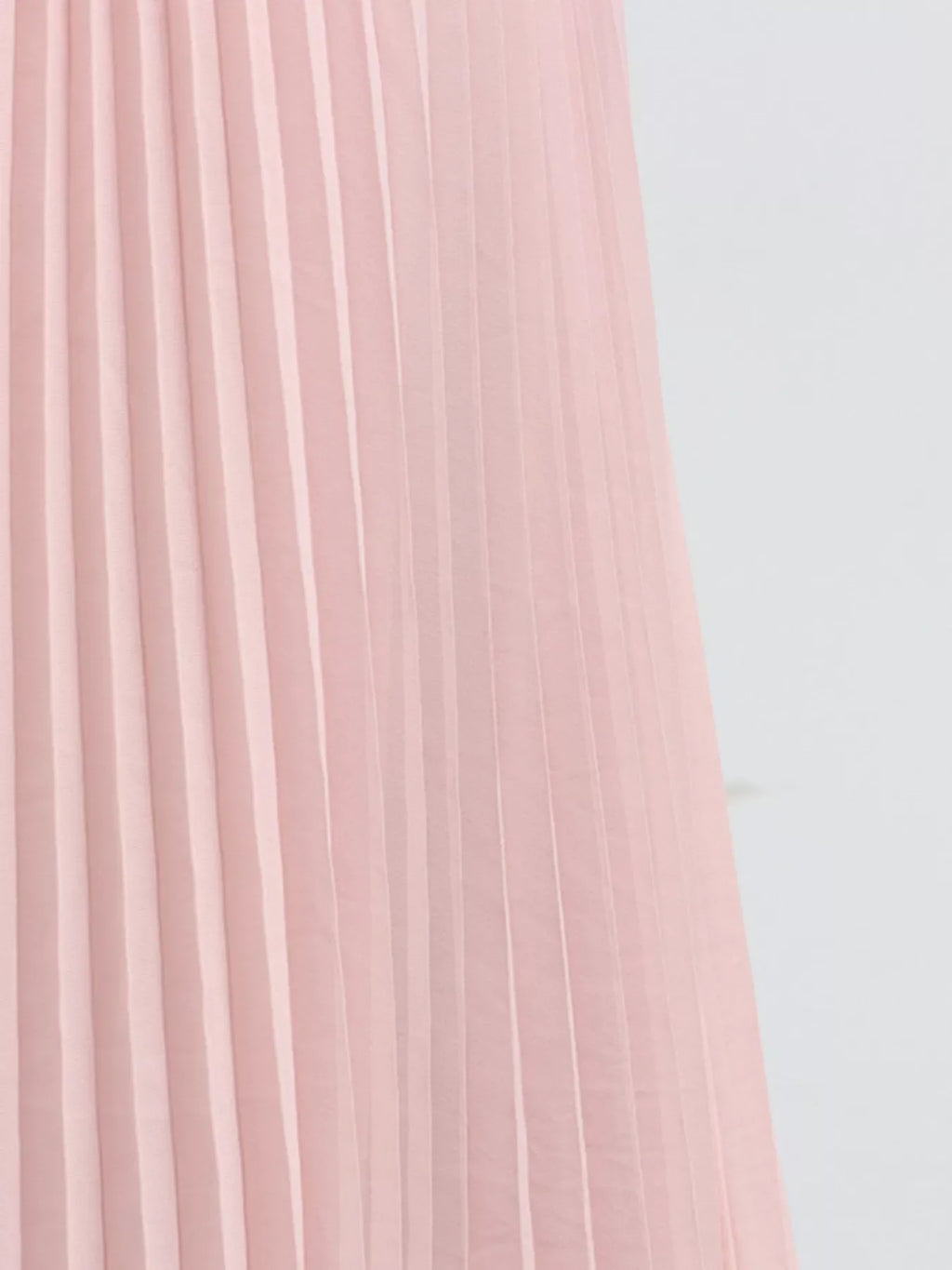 Frill Lapel Collar Top and Pleated Skirt Set