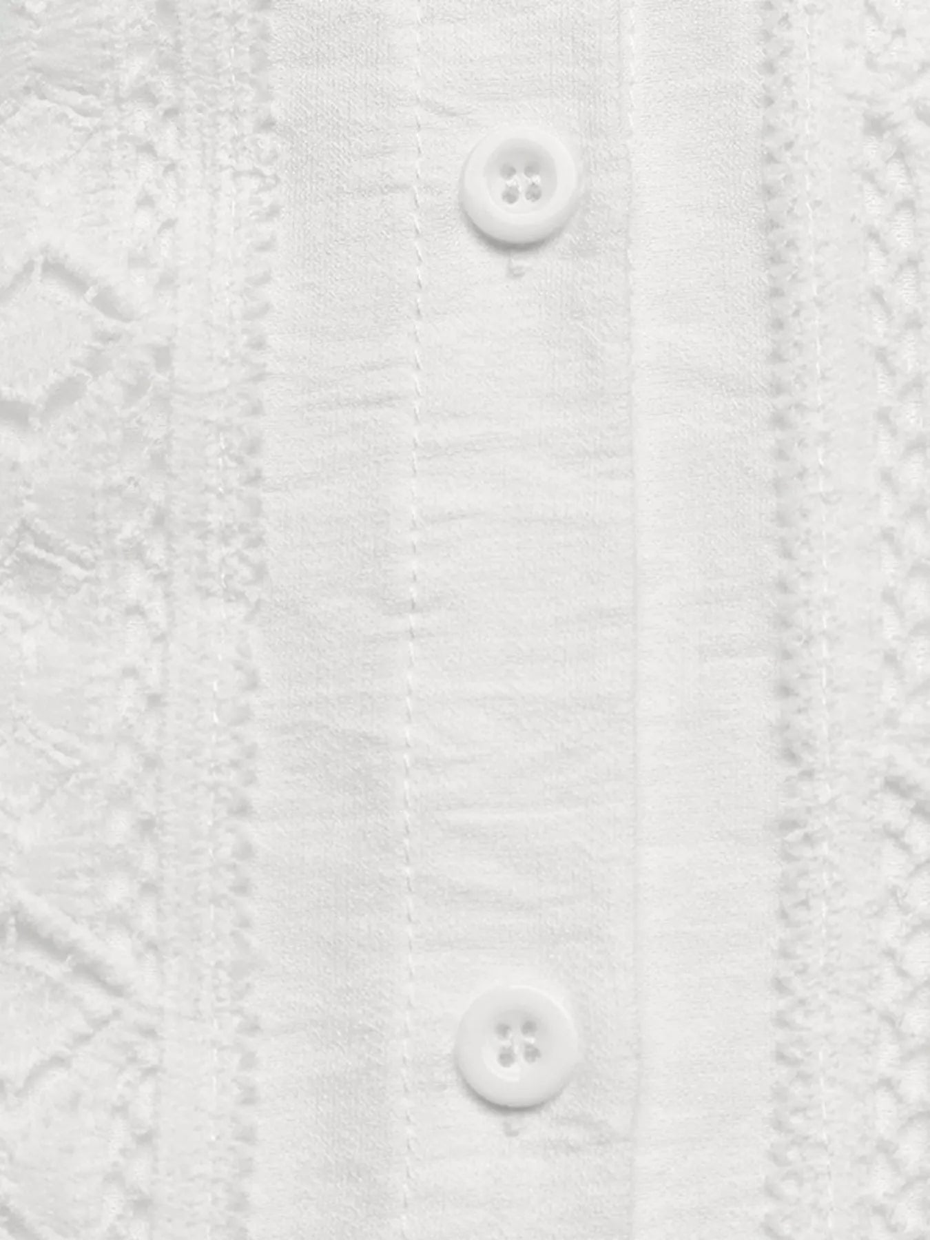 Lace Trim Long Sleeve Shirt
