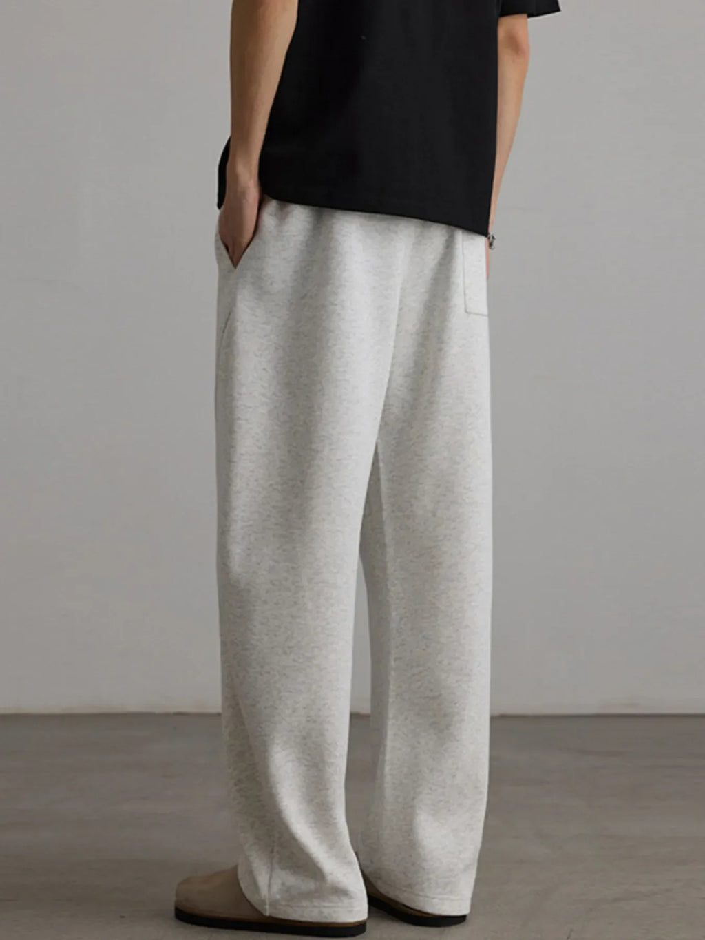 Men's Drawstring Wide Leg Pants