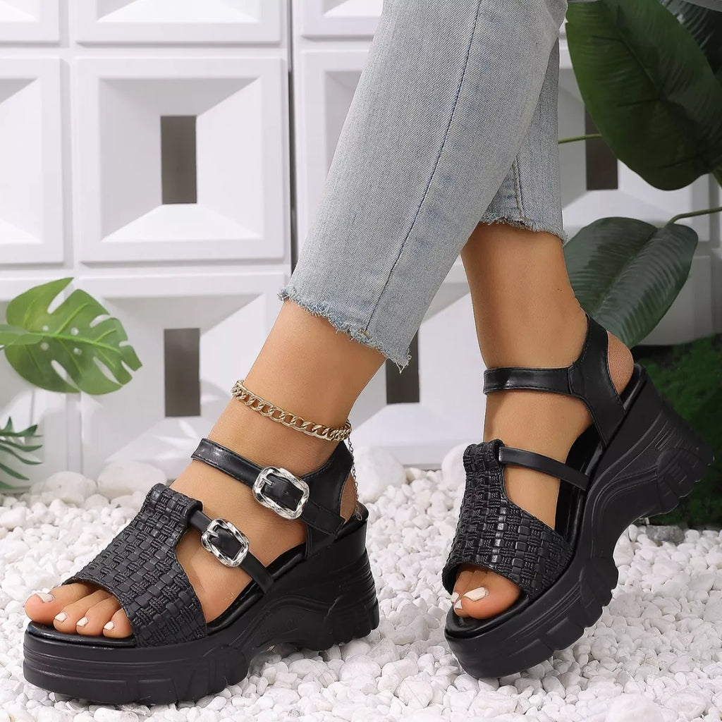 Open Toe Wedge Sandals