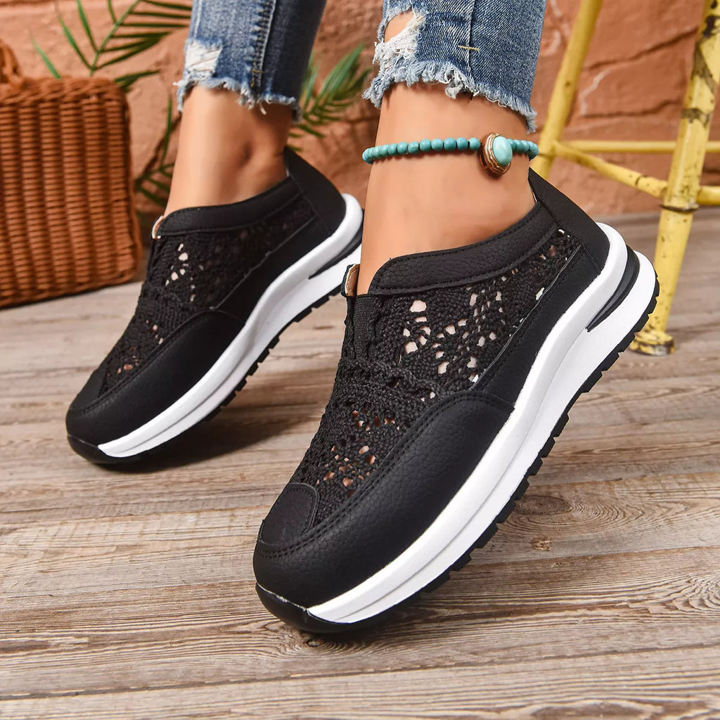 Breathable Round Toe Slip-Ons