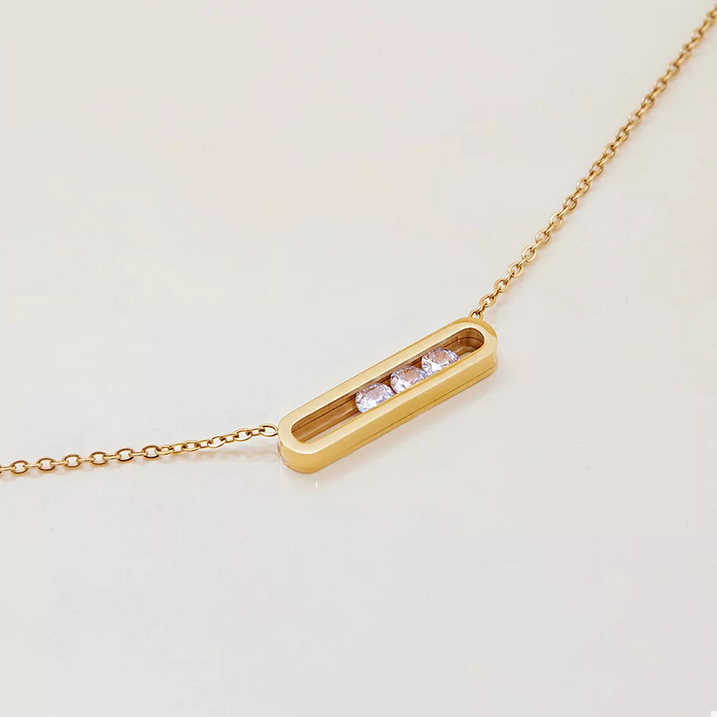 18K Gold-Plated Pendant Necklace