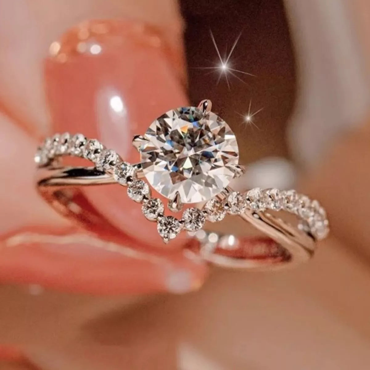 Moissanite 925 Sterling Silver Ring