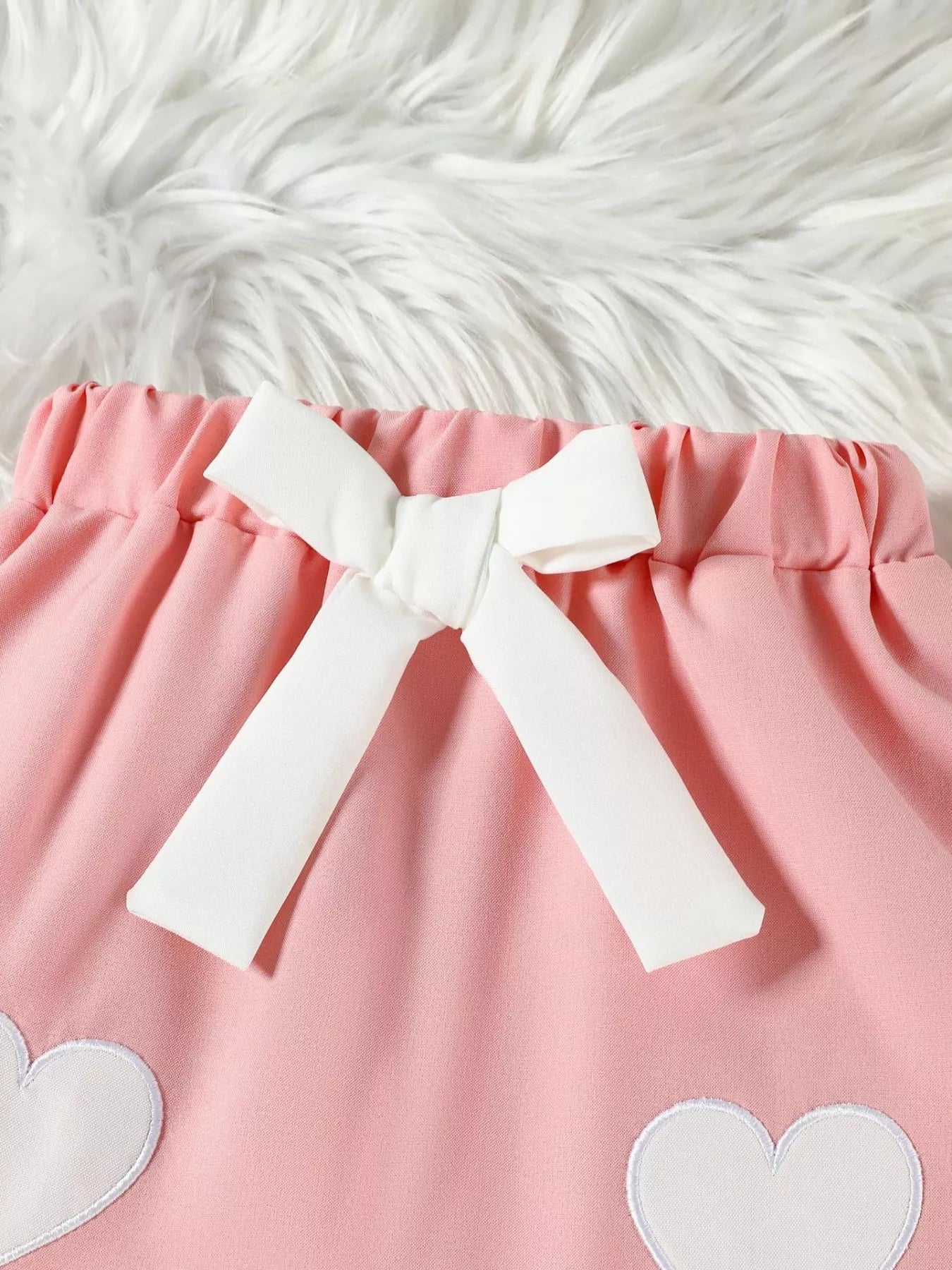 Children's Puff Sleeve Top & Skirt Set
