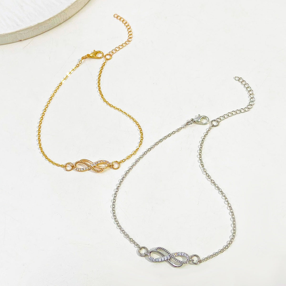 Infinity Knot Charm Bracelet