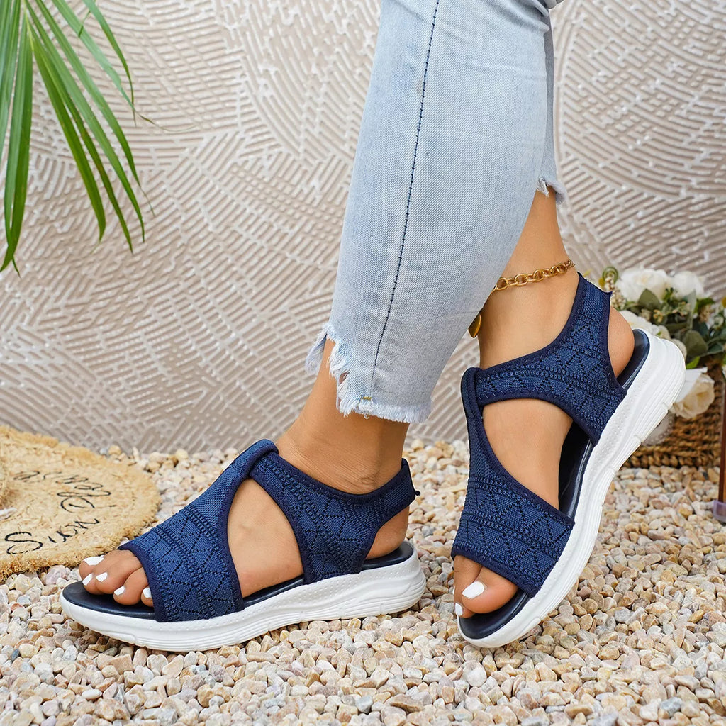 Open Toe Flats Sandals