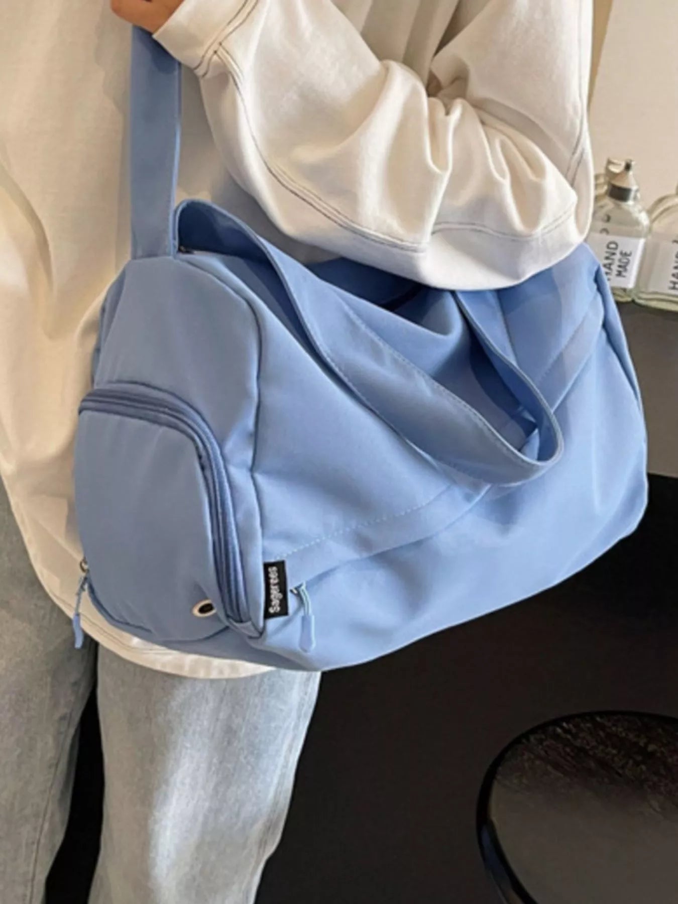 Lightweight Travel Duffel Bag with Shoulder Strap