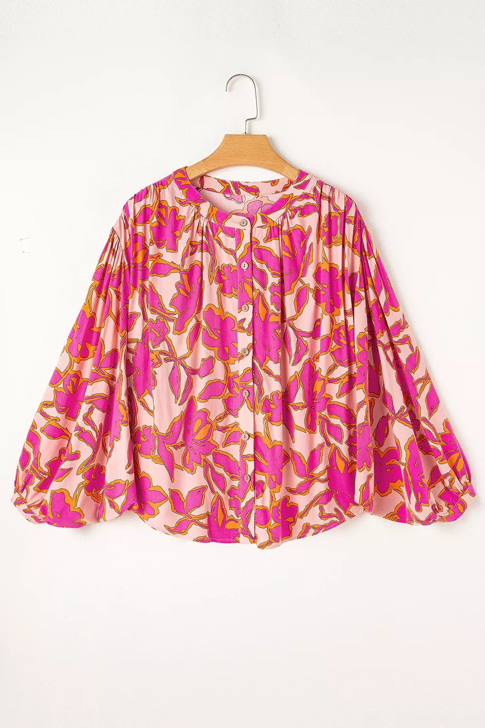 Printed Button Up Shirt