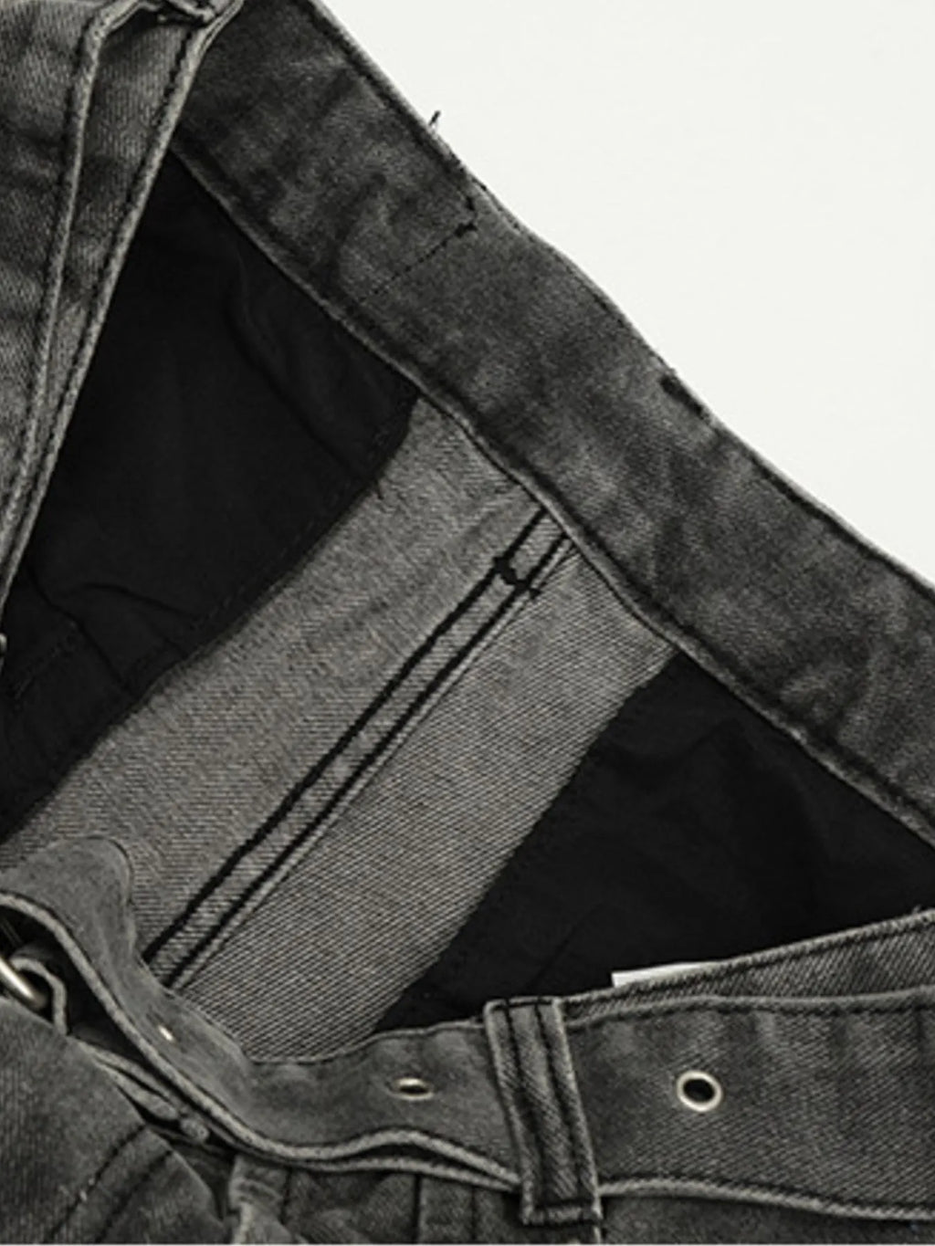 Men's Washed Wide-Leg Baggy Jeans