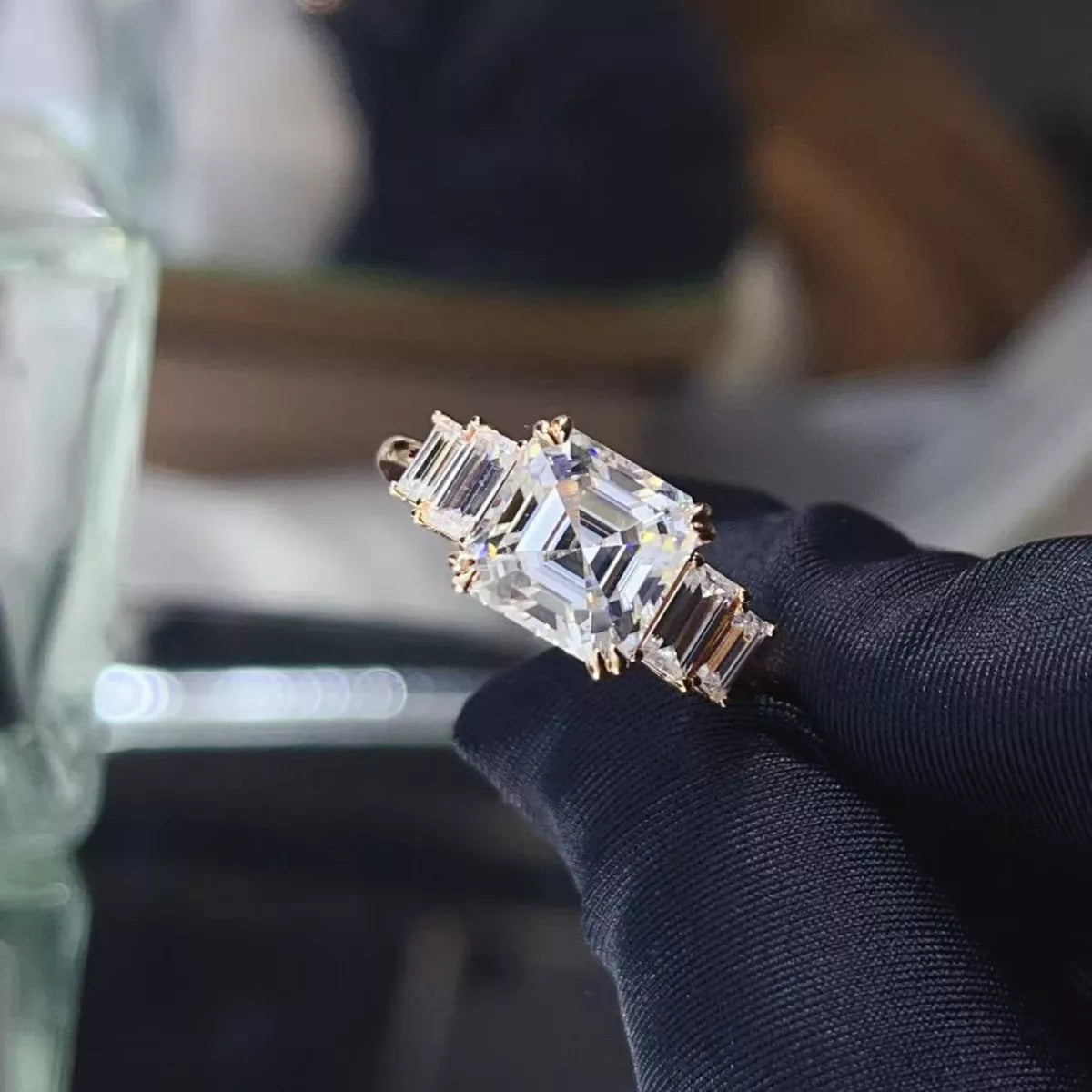 3 Carat Moissanite 925 Sterling Silver Ring