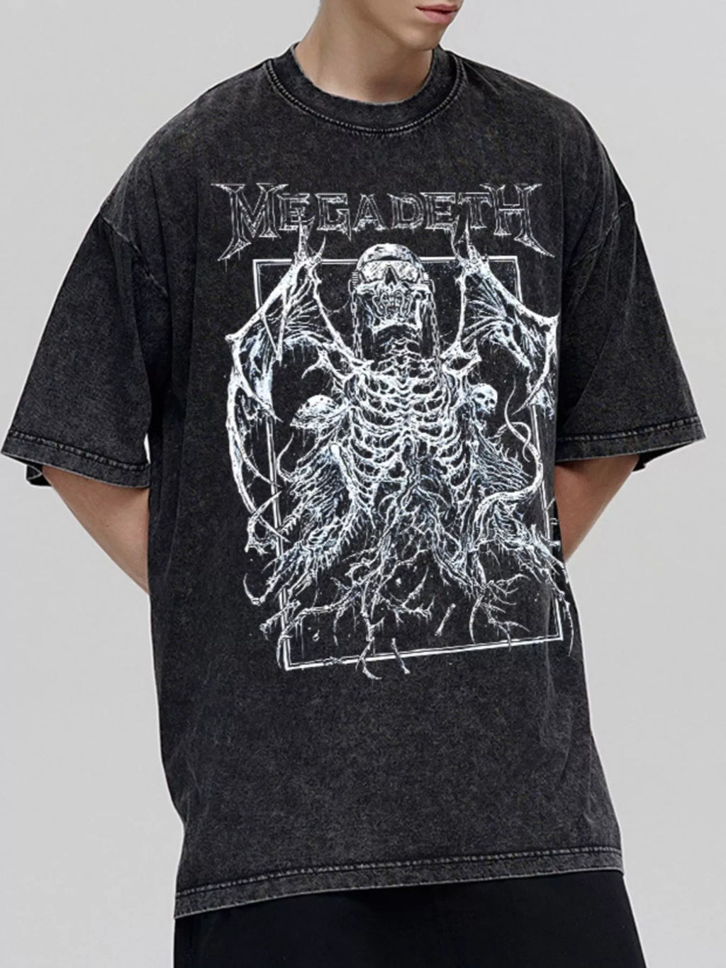 Men's Graphic Vintage Washed T-Shirt