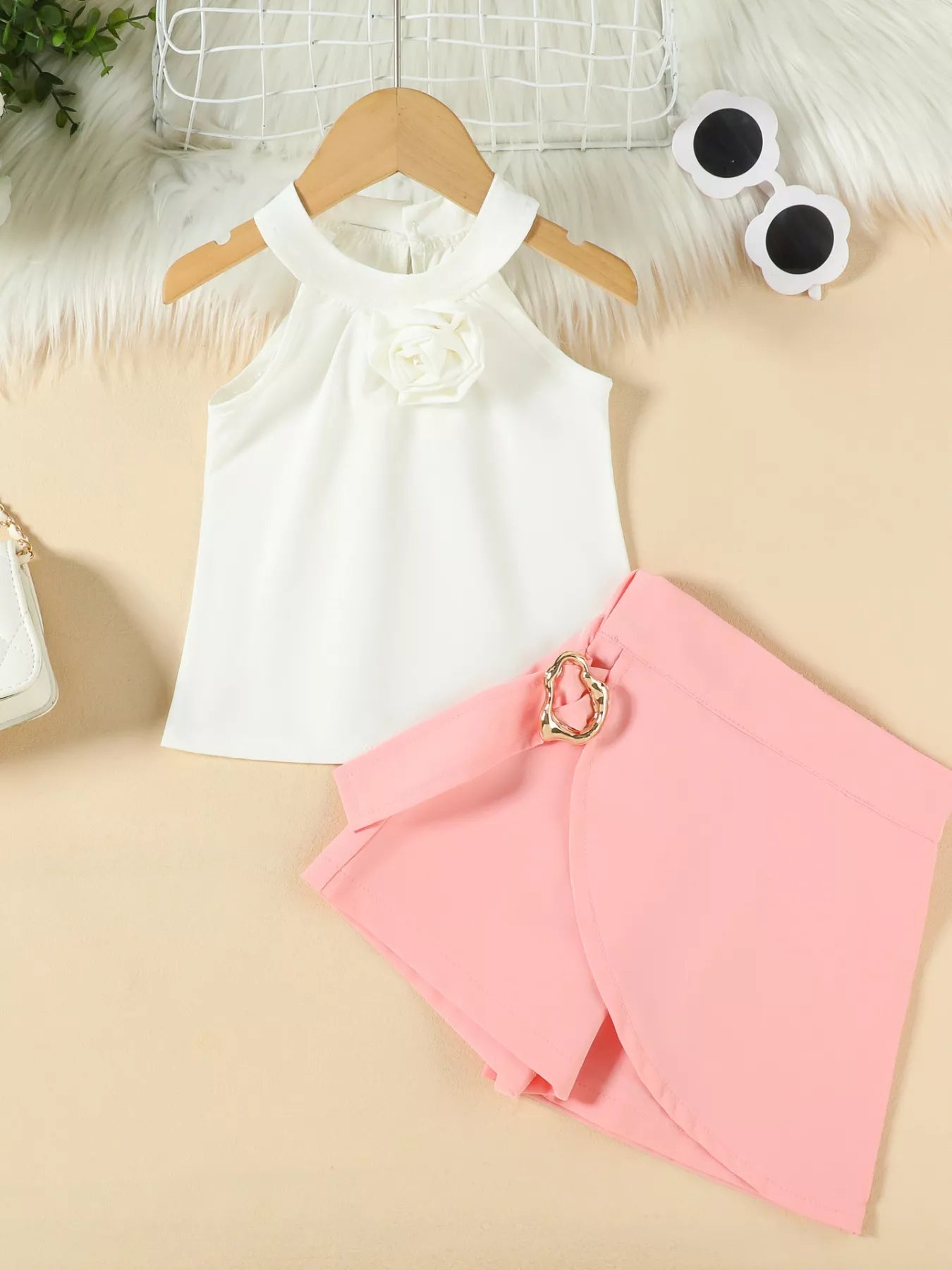Children's Sleeveless Top & Skort Set