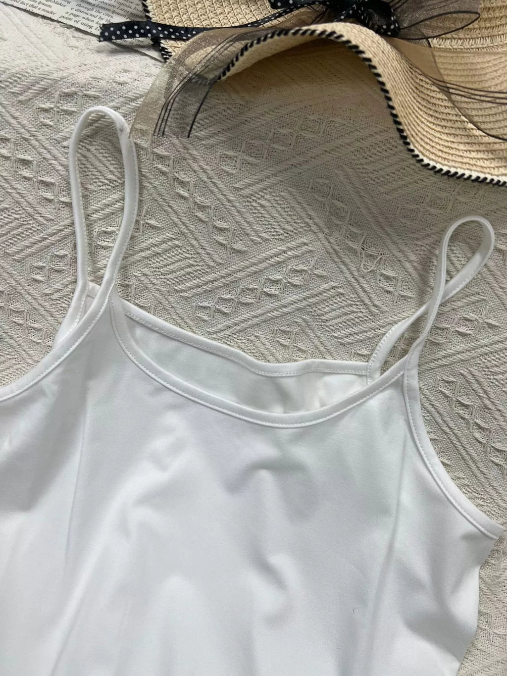 Solid Color Scoop Neck Cami