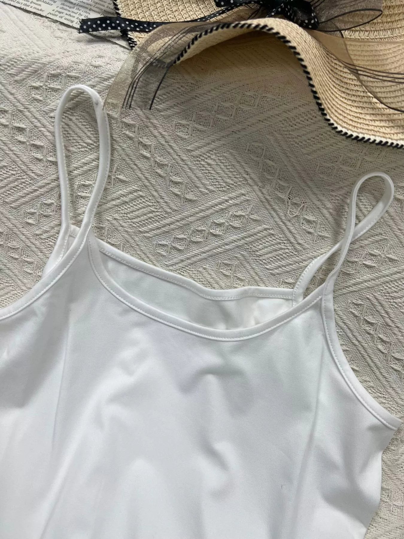 Solid Color Scoop Neck Cami