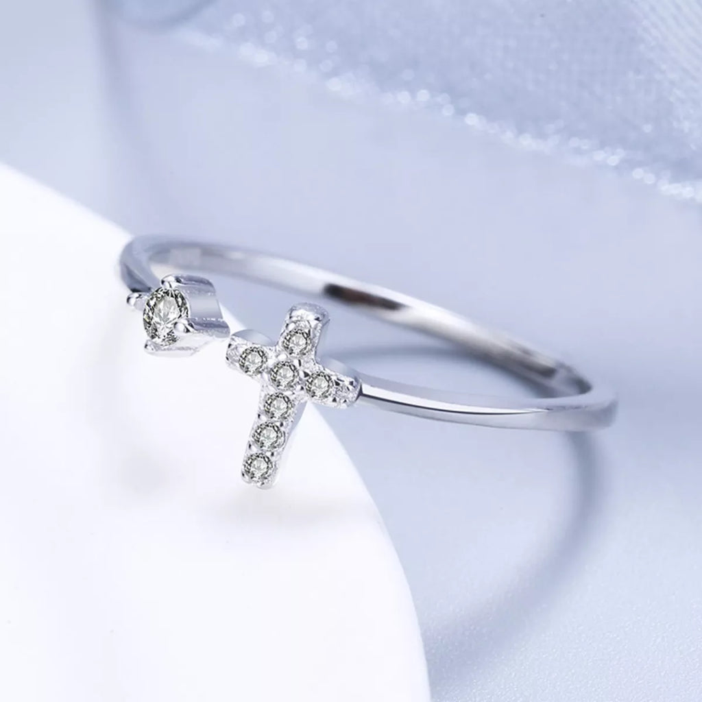 Adjustable Open Cross Ring