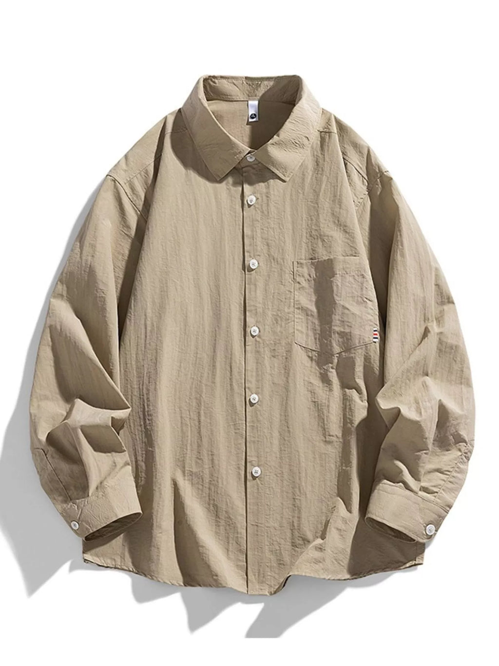 Men's Plus Size Lightweight Button-Down Shirt