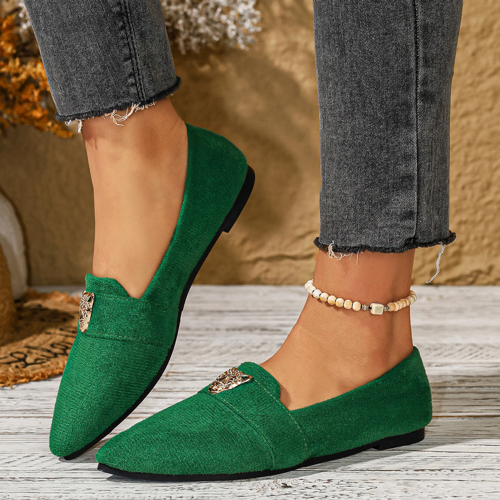 Point Toe Slip-Ons