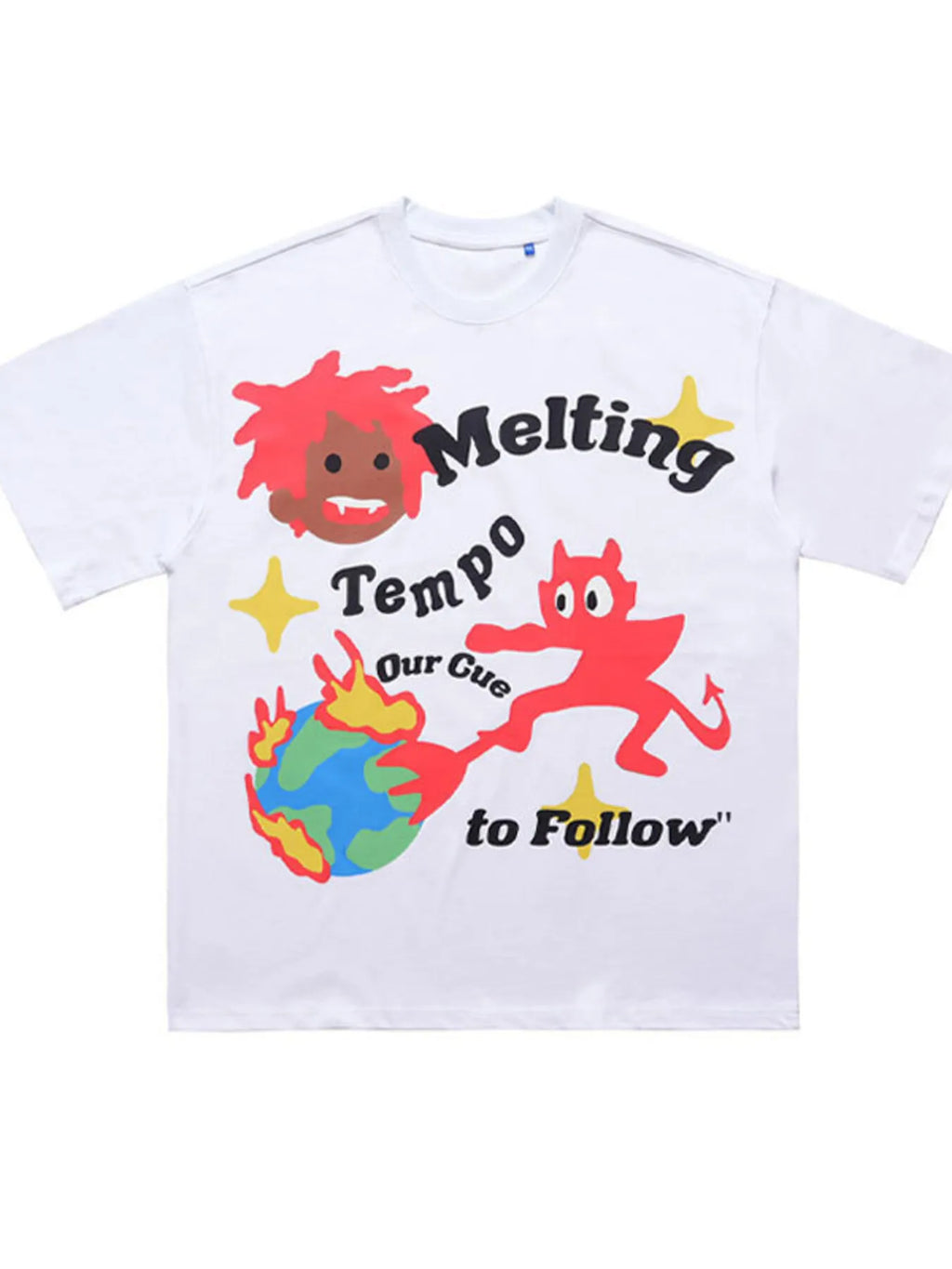 Men's Graphic Round Neck Oversized T-Shirt