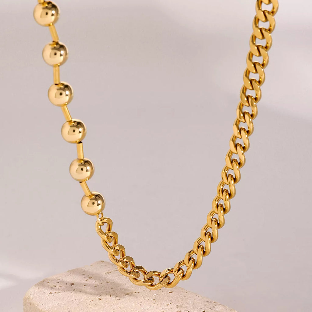 18K Gold-Plated Toggle Clasp Necklace