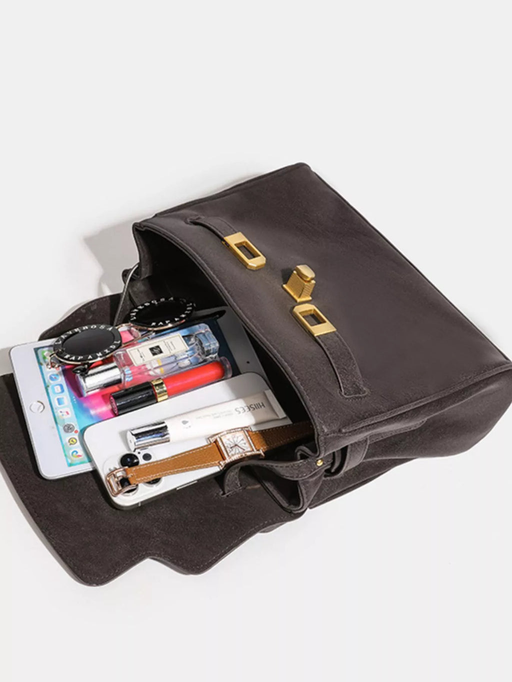 Buckle Closure Shoulder Bag