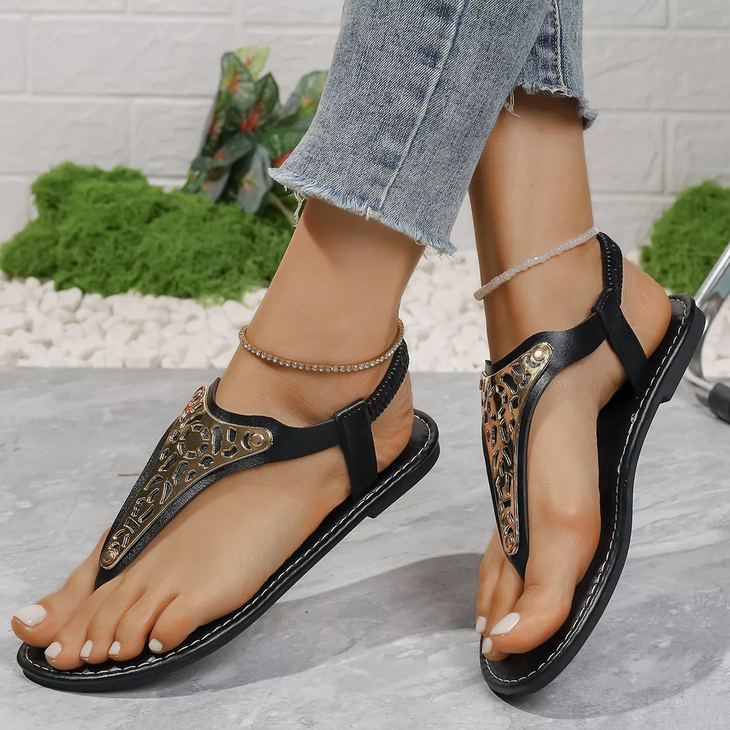 Toe Post Flats Sandals